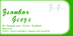 zsombor giczi business card